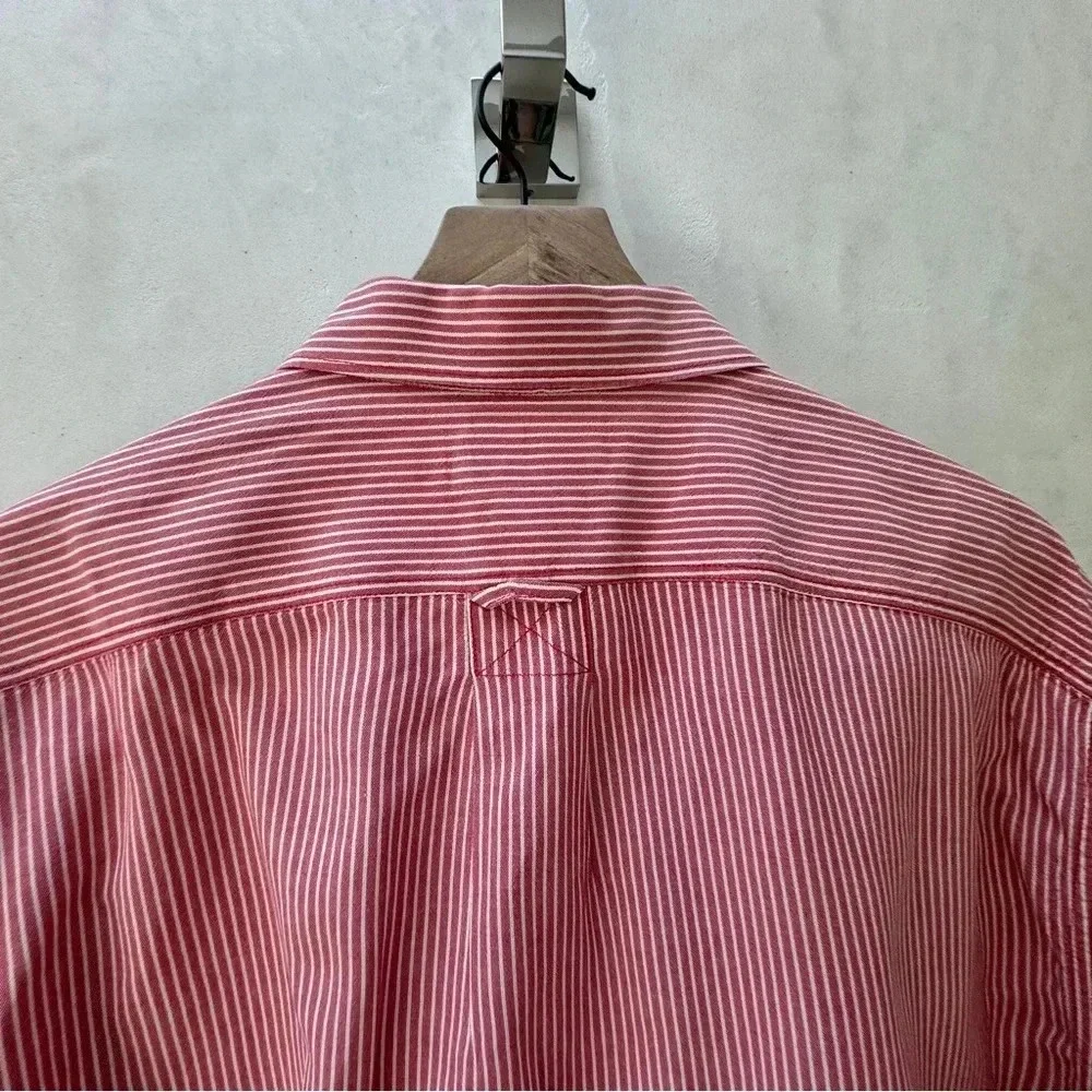Lucky Brand || Men's Shop Chore Shirt Hearty Cotton Red & Cream XX-Large - Picture 10 of 10